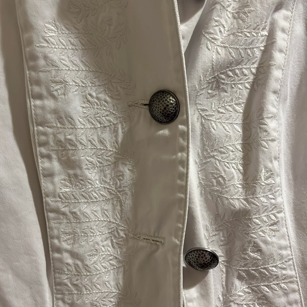 Light Gray Button Down Jacket - image 2